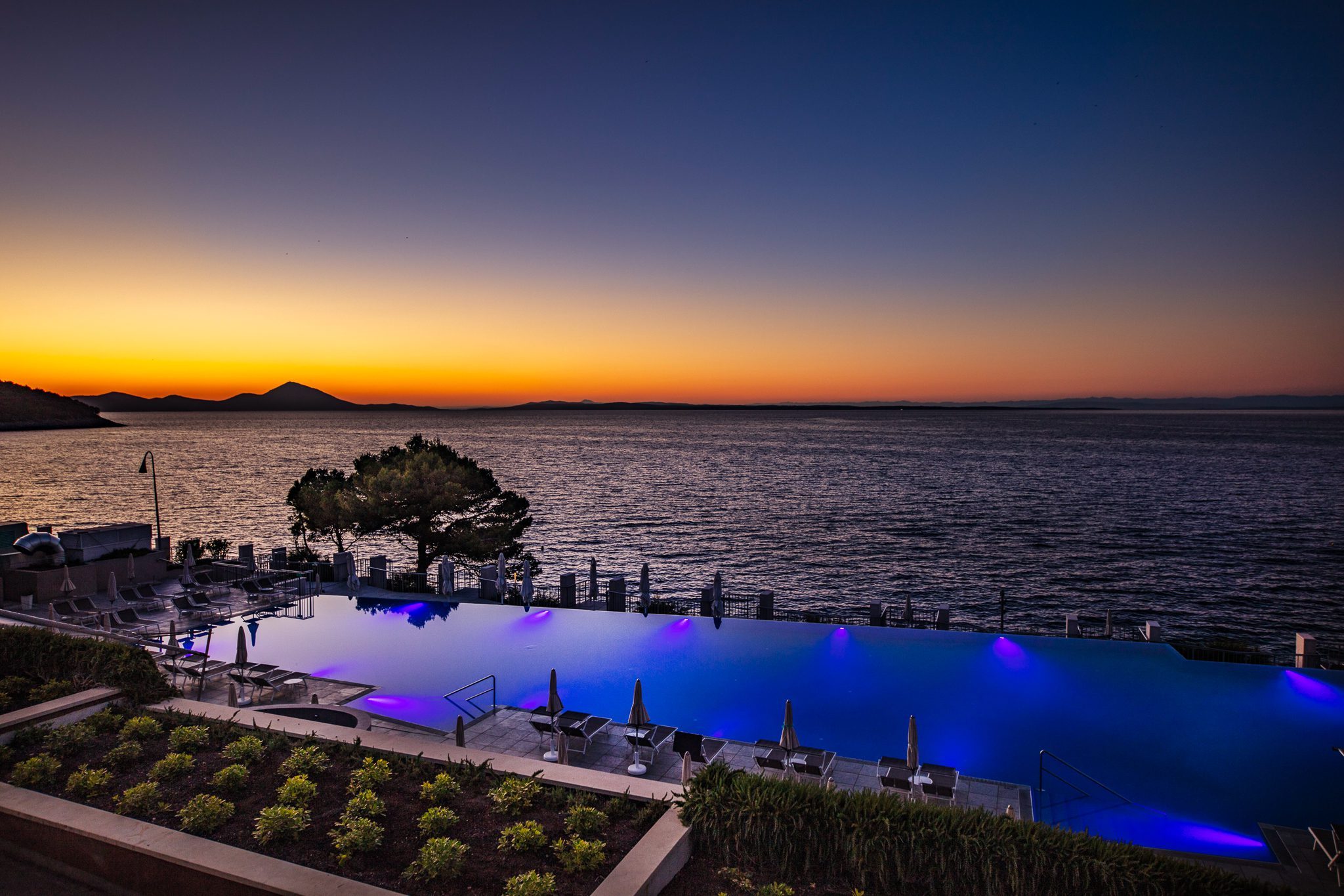 Outdoor seawater pool at 4 star Premium Vitality Hotel Punta